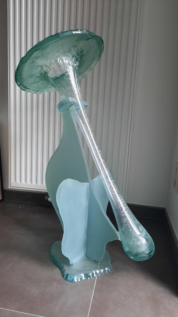 Glazen bloem, Ophalen