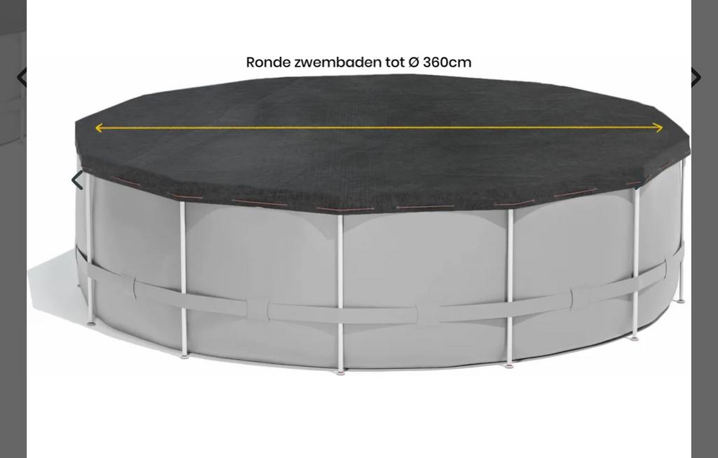 Afdekzeil winter rond zwembad tot 360cm. Nieuw in verpakking, Tuin en Terras, Ophalen, Nieuw, Afdekzeil