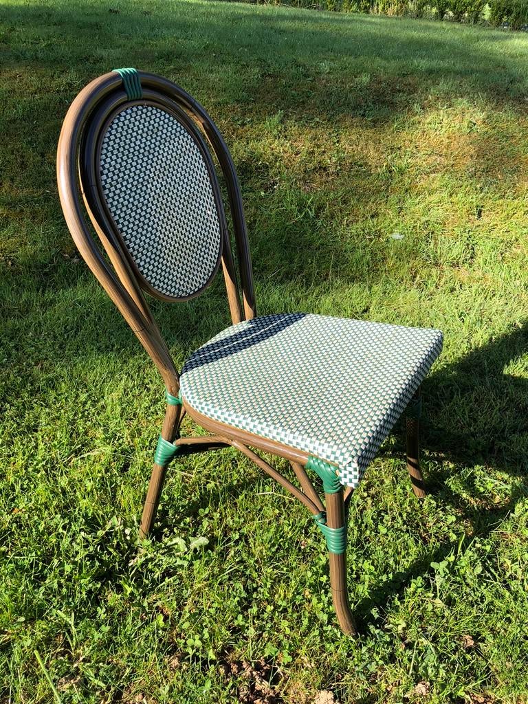 6 chaises de terrasse, Comme neuf, Aluminium