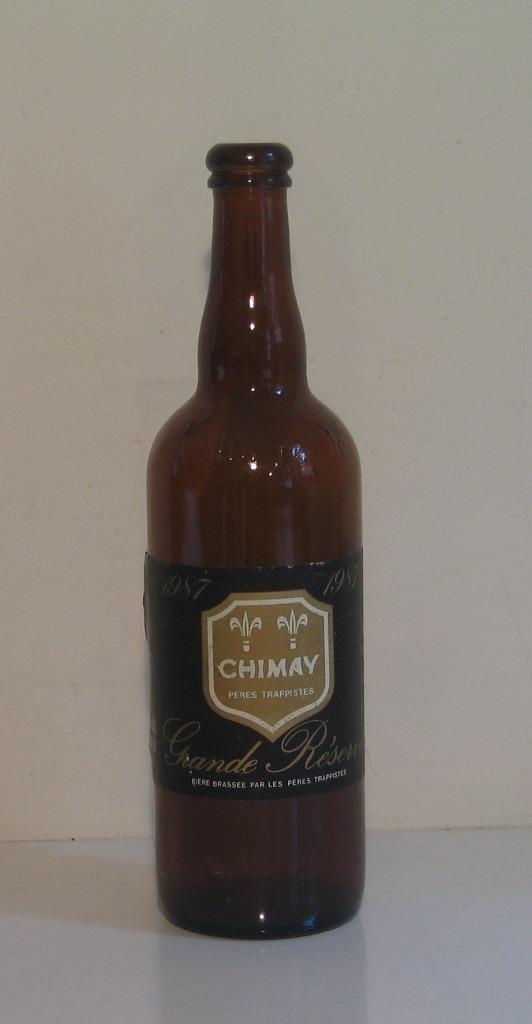BOUTEILLE DE BIÈRE CHIMAY 0,75 L (283), Collections, Marques de bière, Enlèvement, Utilisé, Bouteille(s), Autres marques