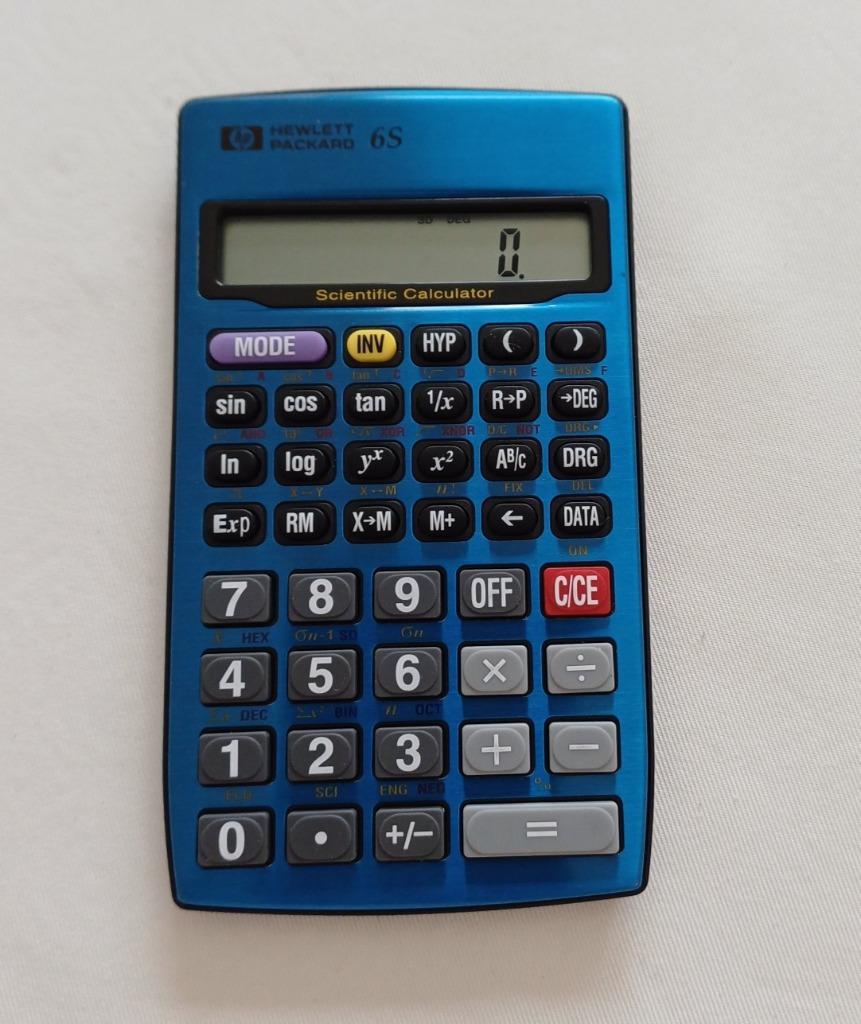 Rekenmachine Hewlett Packard 6S, Ophalen of Verzenden