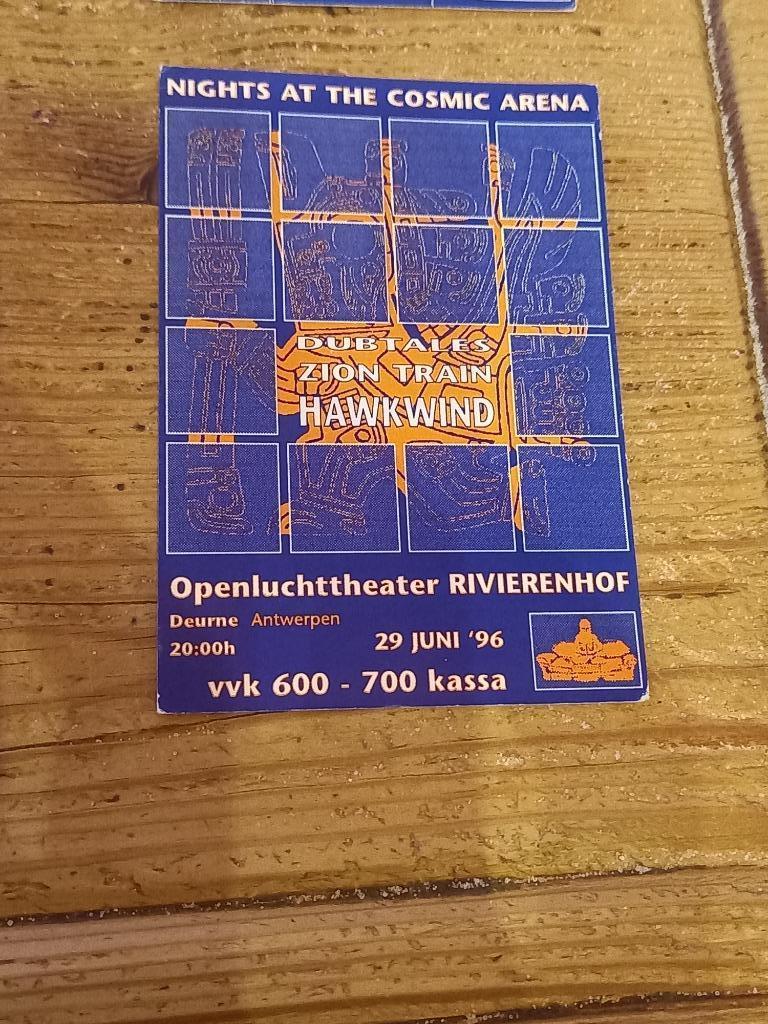 2 Tickets van Dubtales, Zion Train & Hawkwind, Tickets en Kaartjes, Twee personen, Juni, Progressive