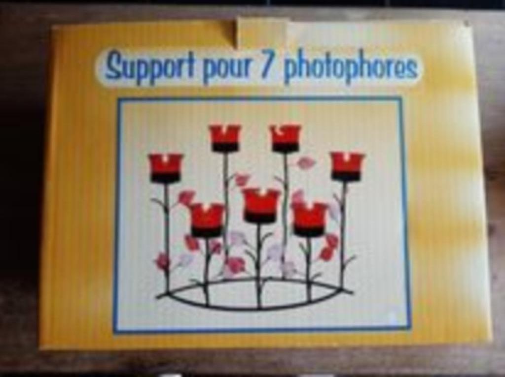 Support métallique pour 7photophores -Neuf, Ophalen of Verzenden