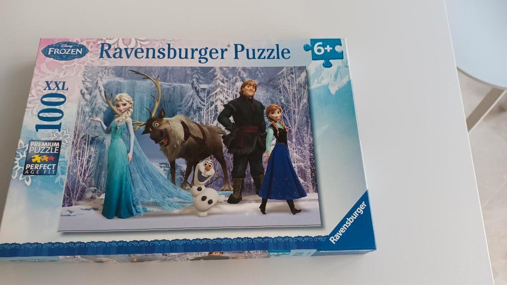 Puzzle - La Reine des neiges 100 pièces, 6+, Enlèvement ou Envoi, Plus de 50 pièces, Comme neuf, 6 ans ou plus