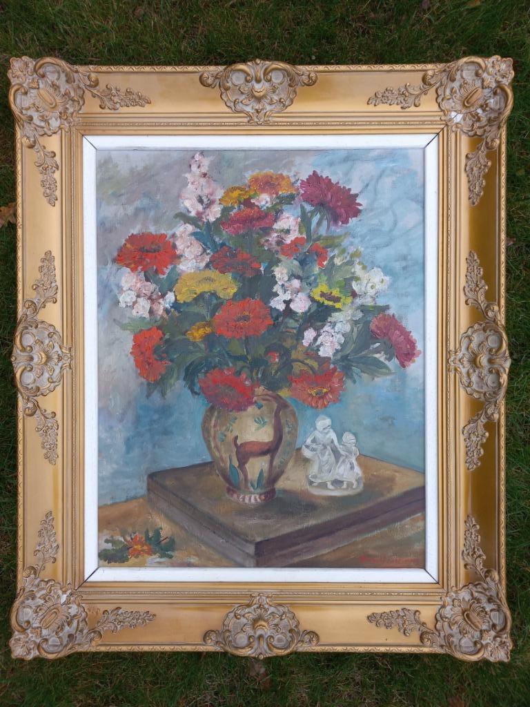 Stilleven met bloemen, Ophalen