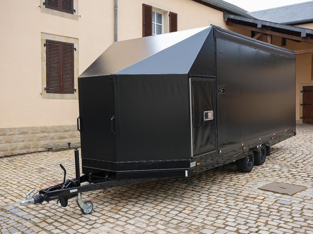 Moetefindt FTP 235 Porte-voiture 3,5t - 6000 x 2350 x 2200mm, 1160 kg, Overige brandstoffen, Zwart, Bedrijf