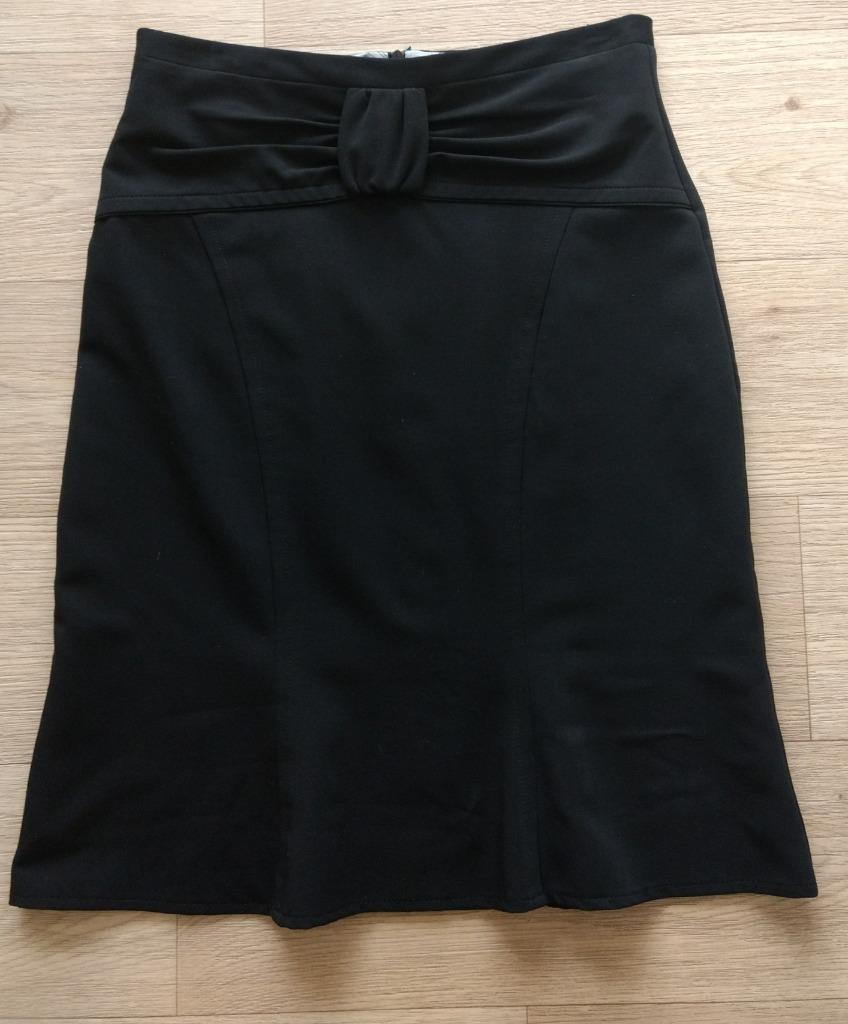 Zwarte rok knielengte, Kleding | Dames, Maat 38/40 (M), Zwart, Ophalen of Verzenden, Zo goed als nieuw