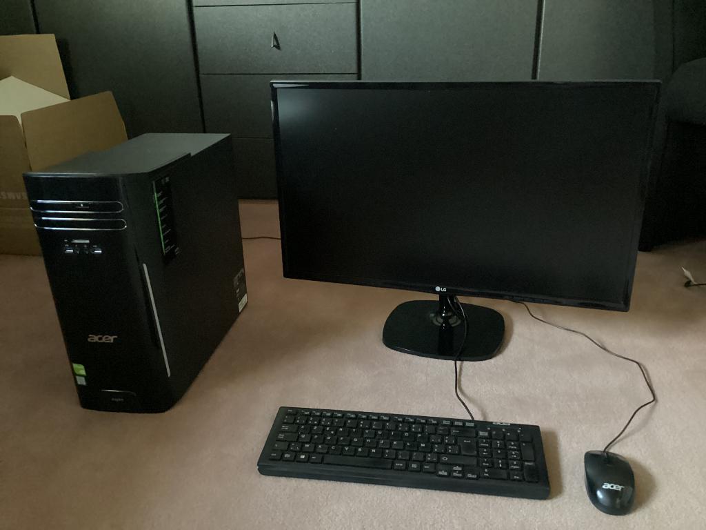 Pc ACER, Computers en Software, Gebruikt, 8 GB, HDD, 1 TB