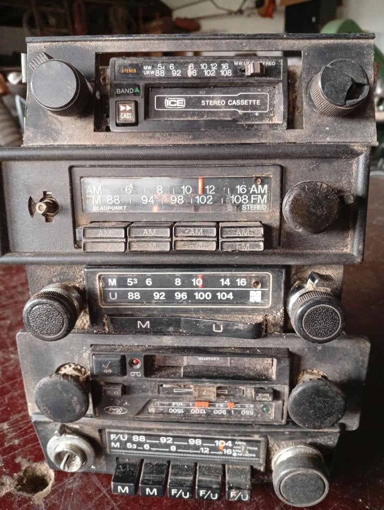 Autoradio oldtimer, Auto diversen, Autoradio's, Ophalen, Gebruikt