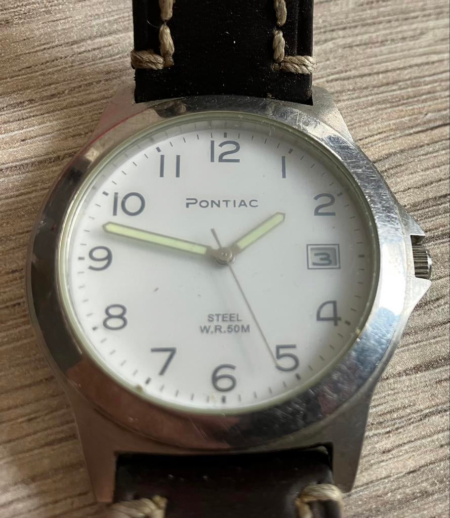 Montre PONTIAC, Handtassen en Accessoires, Horloges | Dames, Ophalen, Zo goed als nieuw