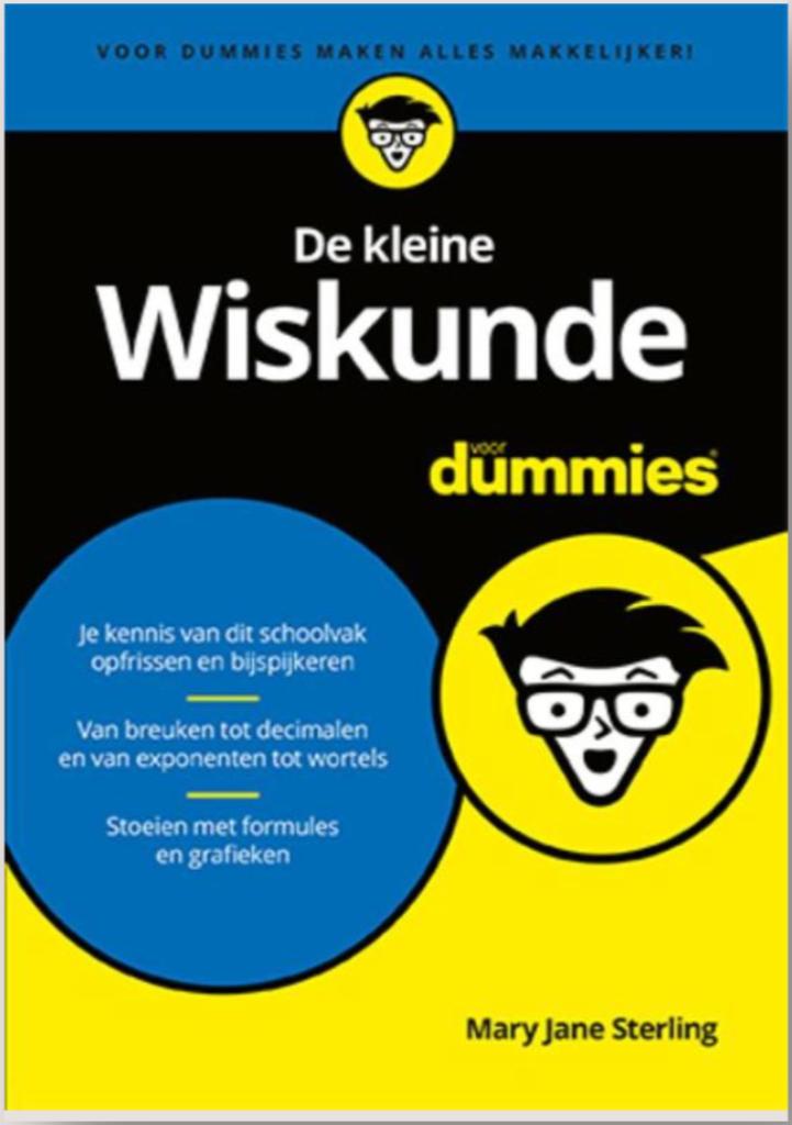 De kleine Wiskunde voor dummies, Mary Jane Sterling, Ophalen of Verzenden, BSO, Wiskunde A