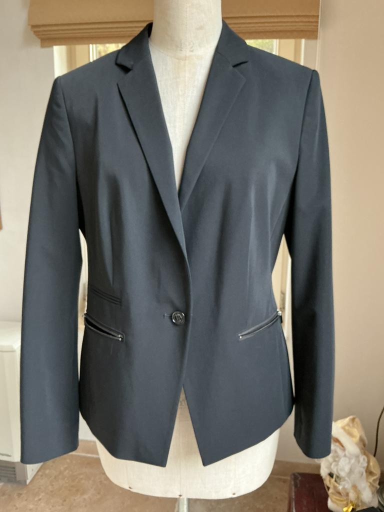 Zwarte blazer van Taifun, maat M, Kleding | Dames, Jasjes, Kostuums en Pakken, Zo goed als nieuw, Maat 38/40 (M), Wit, Ophalen of Verzenden