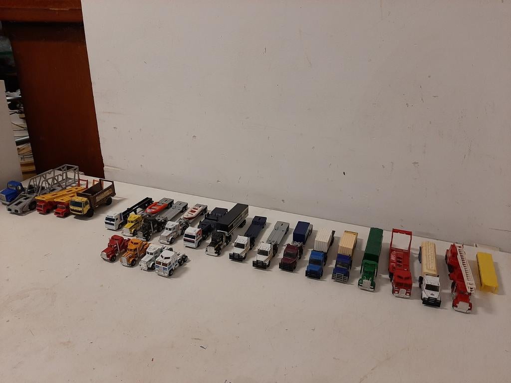 Lot vrachtwagens, trucks, Verzamelen, Ophalen
