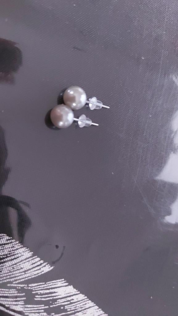 boucles d'oreilles, Bijoux, Sacs & Beauté, Boucles d'oreilles, Enlèvement ou Envoi, Neuf, Gris