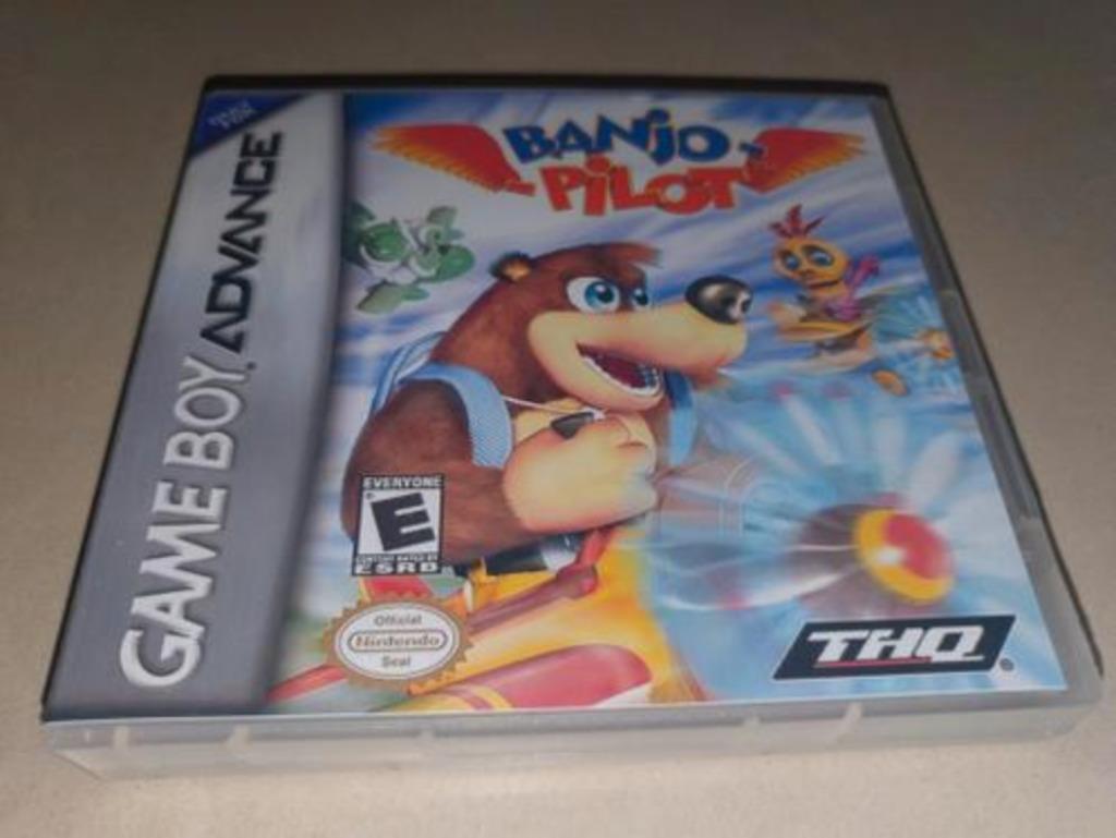 Banjo Pilot Game Boy Advance GBA Game Case, Envoi, Comme neuf