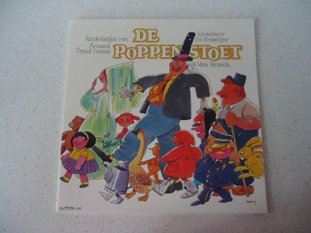 LP "De Poppenstoet" Kinderliedjes van Armand Preud'homme., Ophalen of Verzenden, Zo goed als nieuw, Muziek