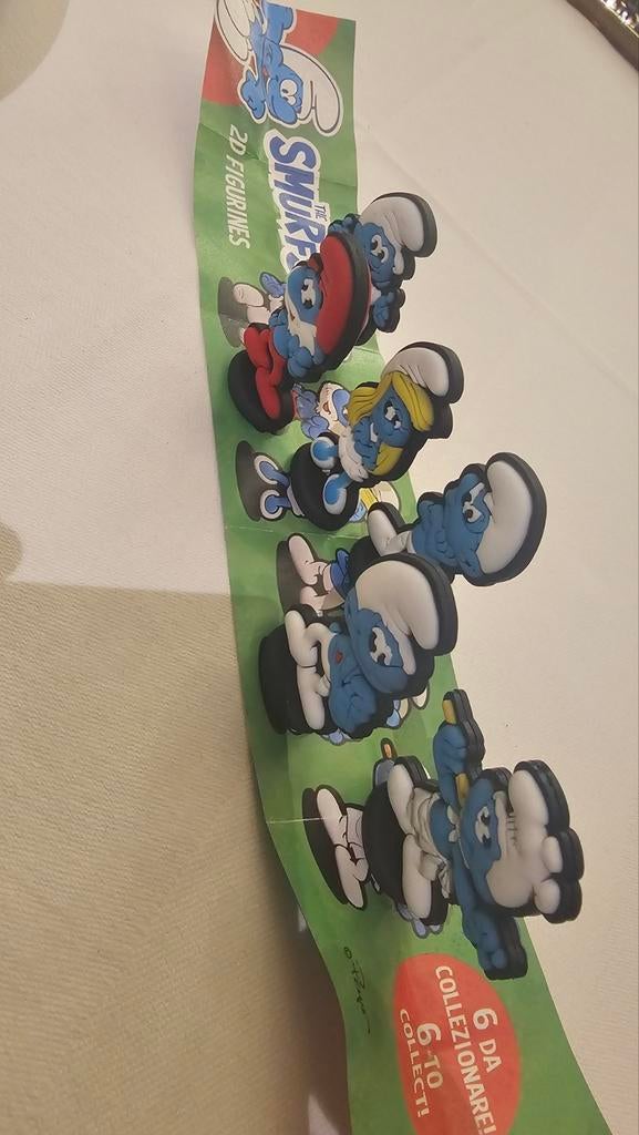 2D figuurtjes The Smurfs collector items, Ophalen