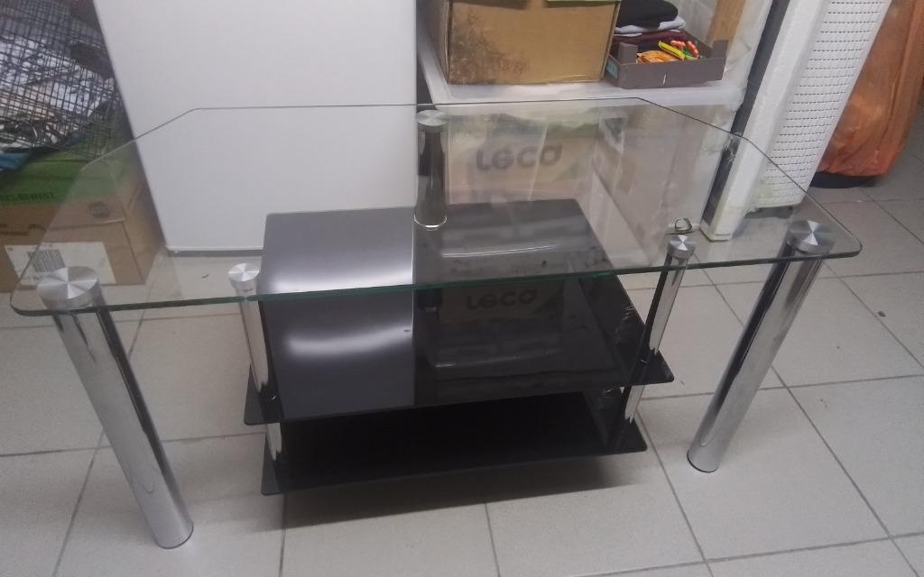 Meuble TV, Ophalen of Verzenden, Zo goed als nieuw, Glas