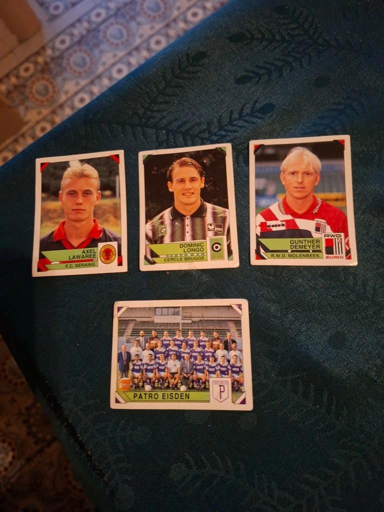 Panini / 4 Stickers / Football 95, Verzamelen, Ophalen of Verzenden, Poster, Plaatje of Sticker