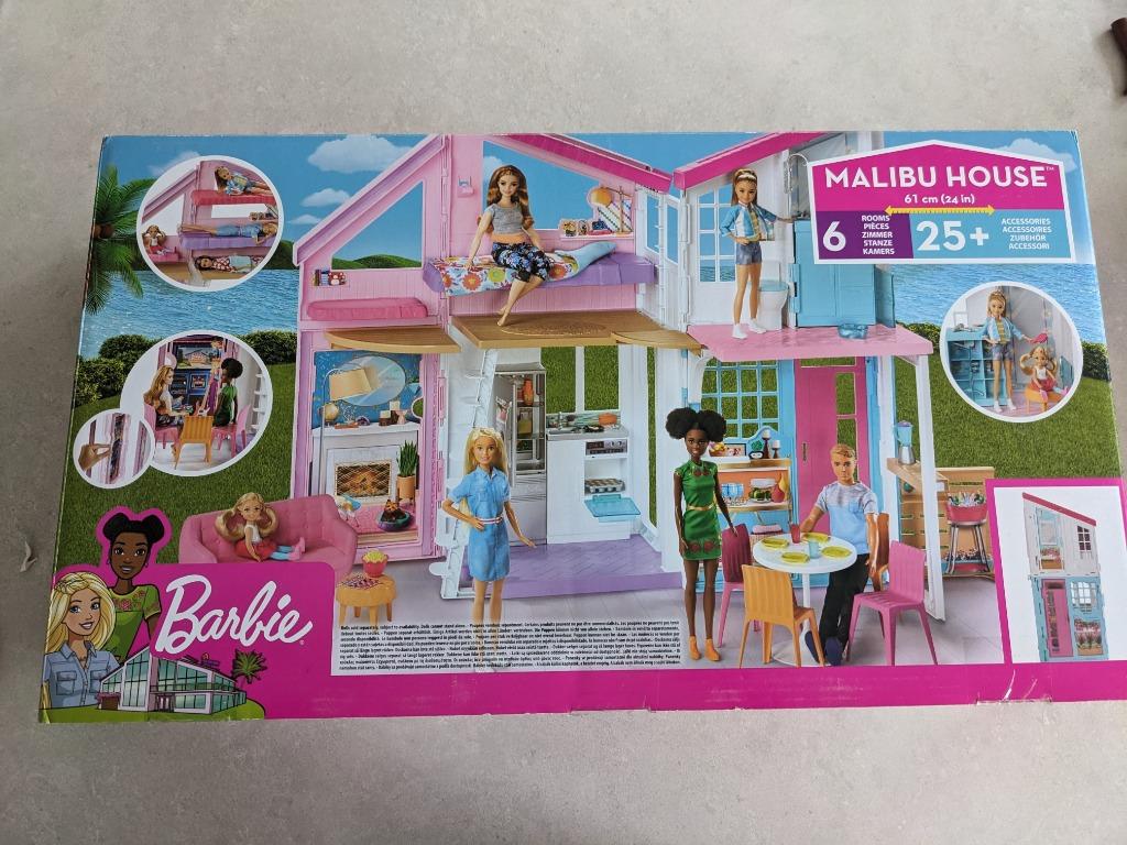 Barbie Malibu Huis, Ophalen of Verzenden, Gebruikt, Poppenhuis