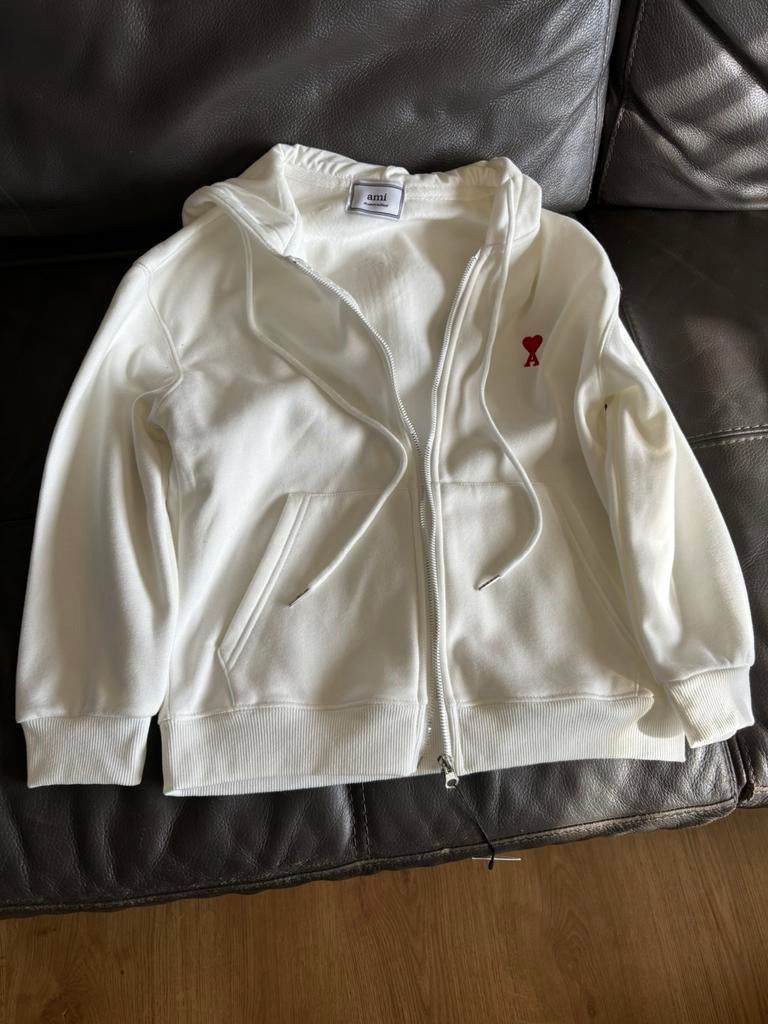 Gilet à capuche AMI taille XS, Enlèvement, Neuf, Taille 34 (XS) ou plus petite, Blanc