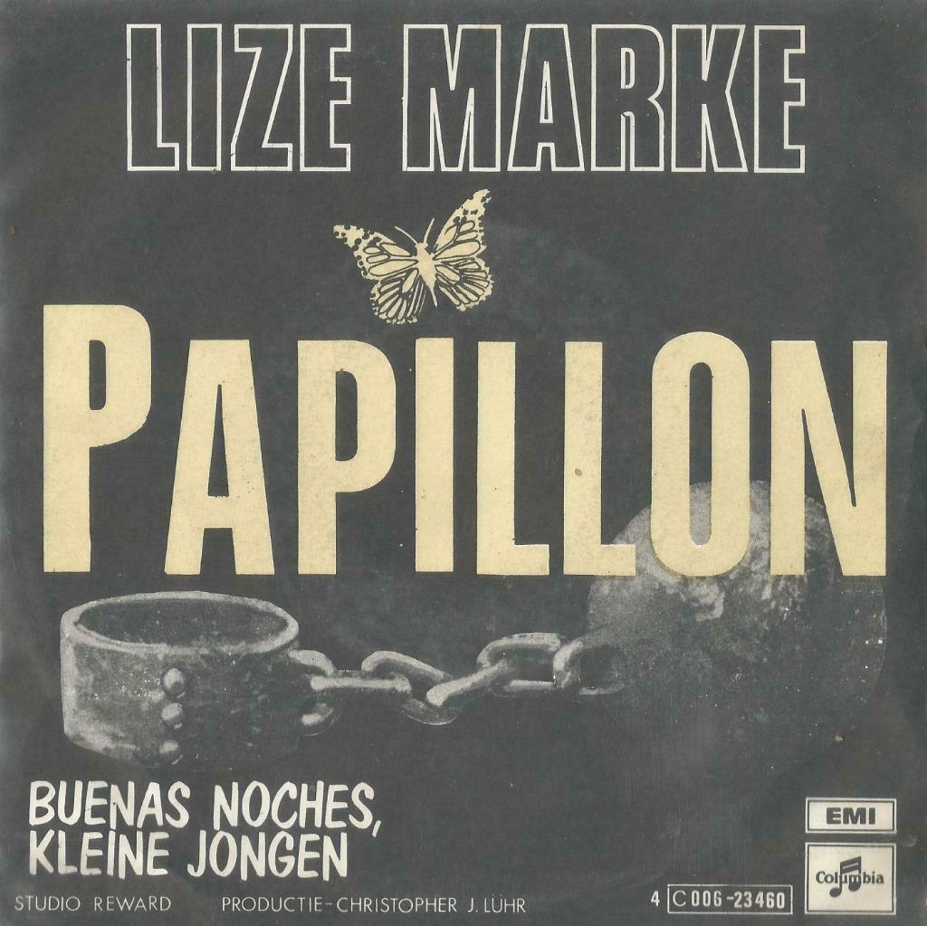 Lize Marke – Papillon / Buenas noches, kleine jongen - Singl, Enlèvement ou Envoi, Utilisé, En néerlandais