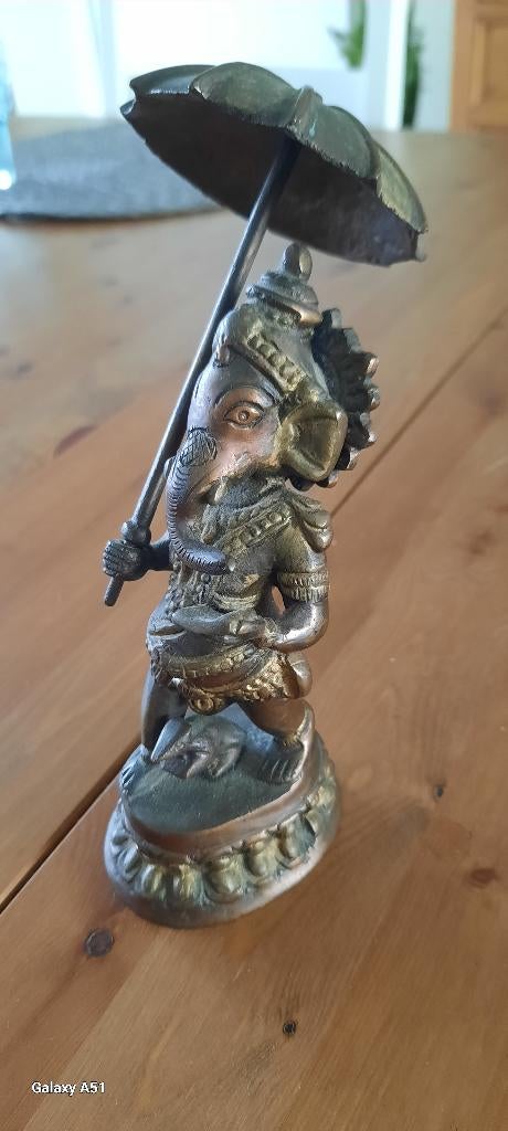 Statuette en bronze Ganesh, Enlèvement, Bronze
