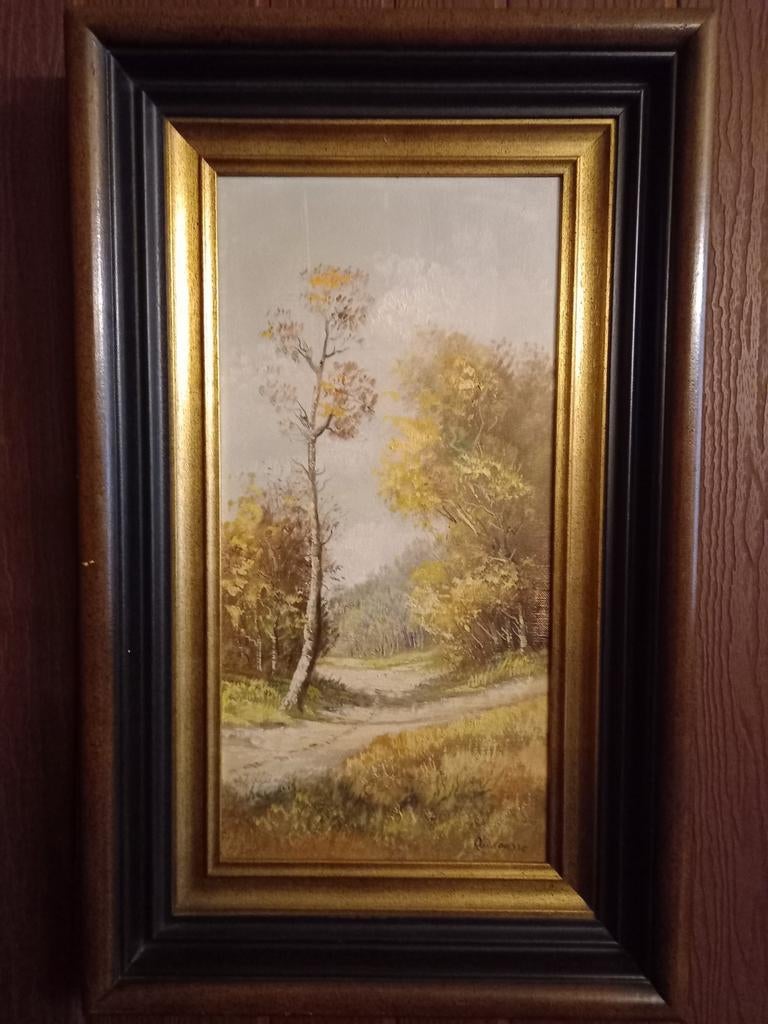 Schilderij, van Gaston Quidousse., Ophalen