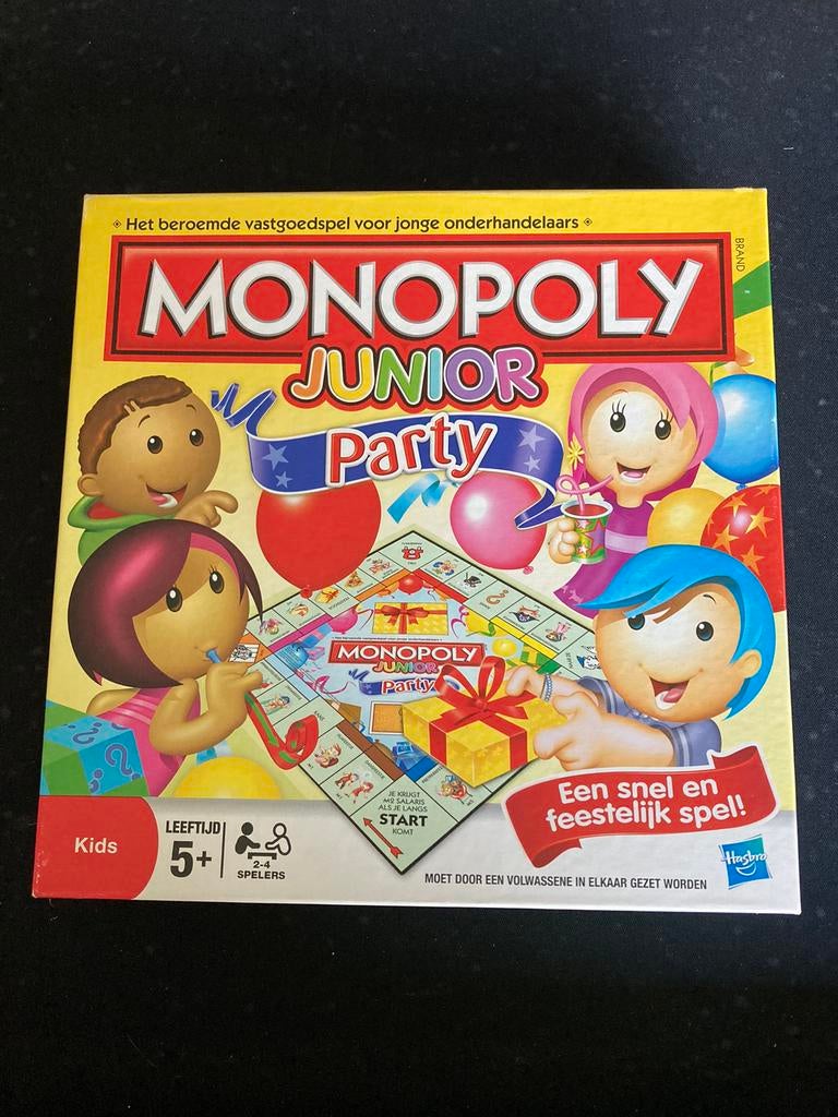 Monopoly junior 5+ gezelschapsspel, Hobby en Vrije tijd, Ophalen of Verzenden, Zo goed als nieuw