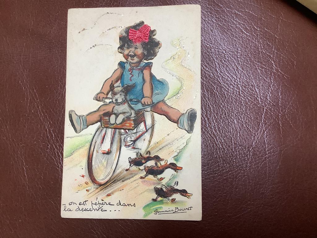 Carte postale Germaine Bouret, Enlèvement ou Envoi