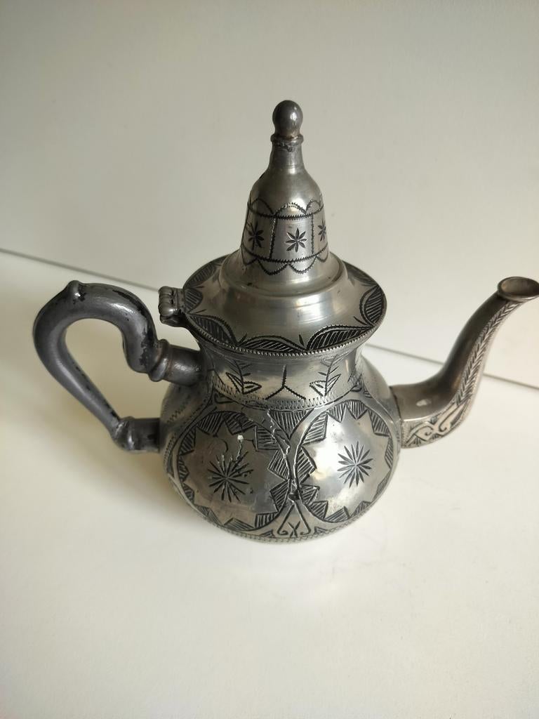decoratief tinnen kannetje, Antiek en Kunst, Antiek | Tin, Ophalen of Verzenden