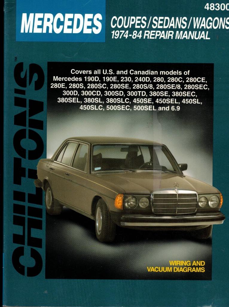 CHILTON'S MERCEDES 1974-84 REPARATIEHANDLEIDING 48300, Boeken, Ophalen of Verzenden, Zo goed als nieuw, Mercedes
