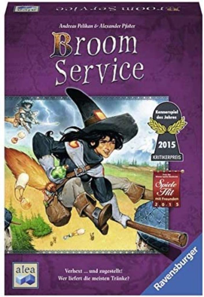 Broom Service bordspel van Ravensburger, nog in plastic wrap, Hobby en Vrije tijd, Gezelschapsspellen | Bordspellen, Nieuw, Een of twee spelers