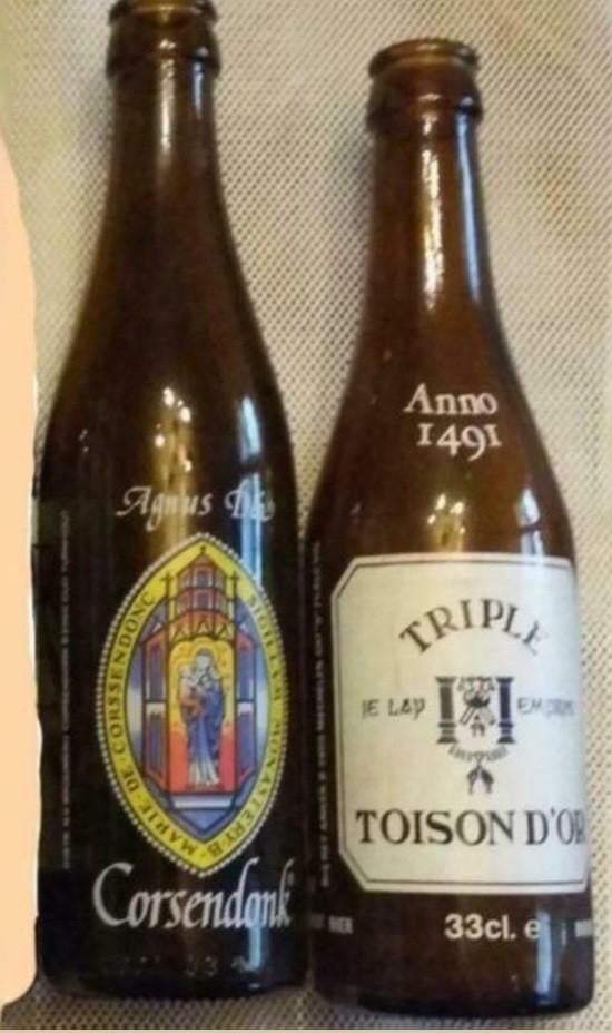 2 Flessen  Halle oud Turnhout Mechelen, Ophalen of Verzenden