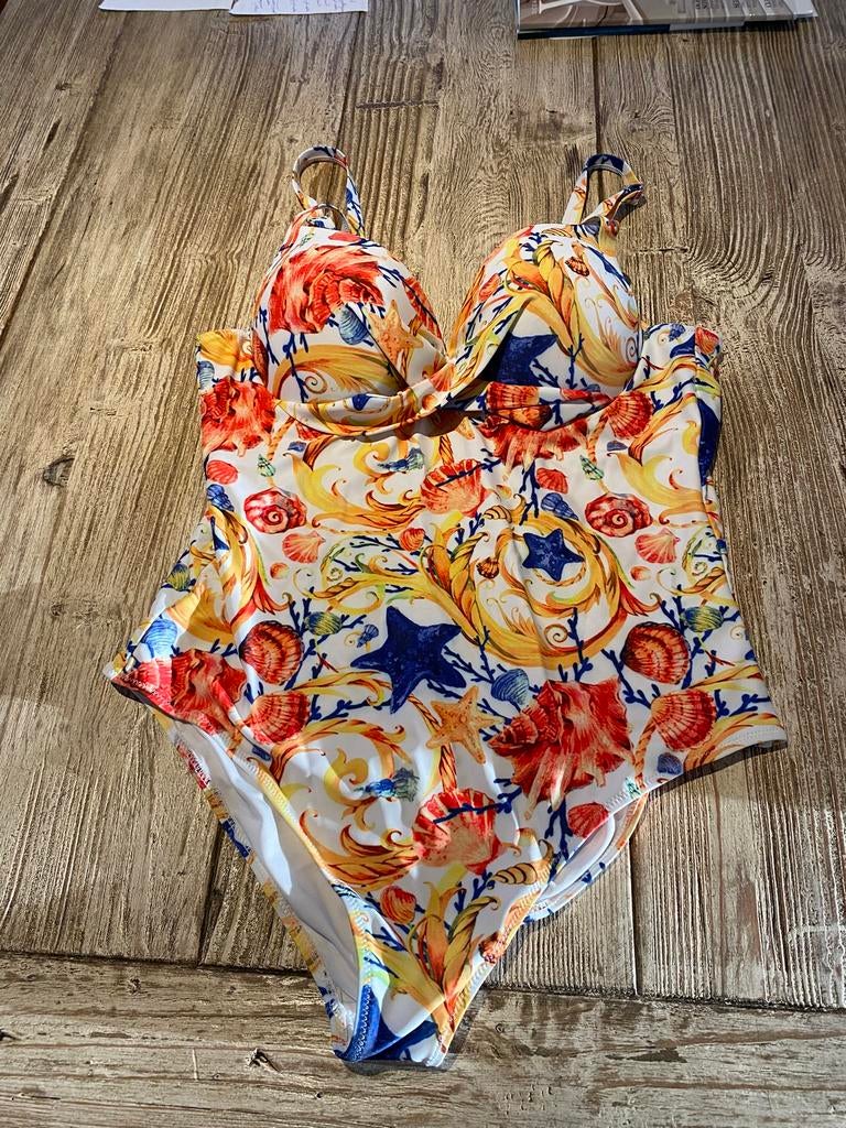 Badpak maat 52 1 x gedragen,, Overige kleuren, Badpak, Ophalen of Verzenden, Zo goed als nieuw