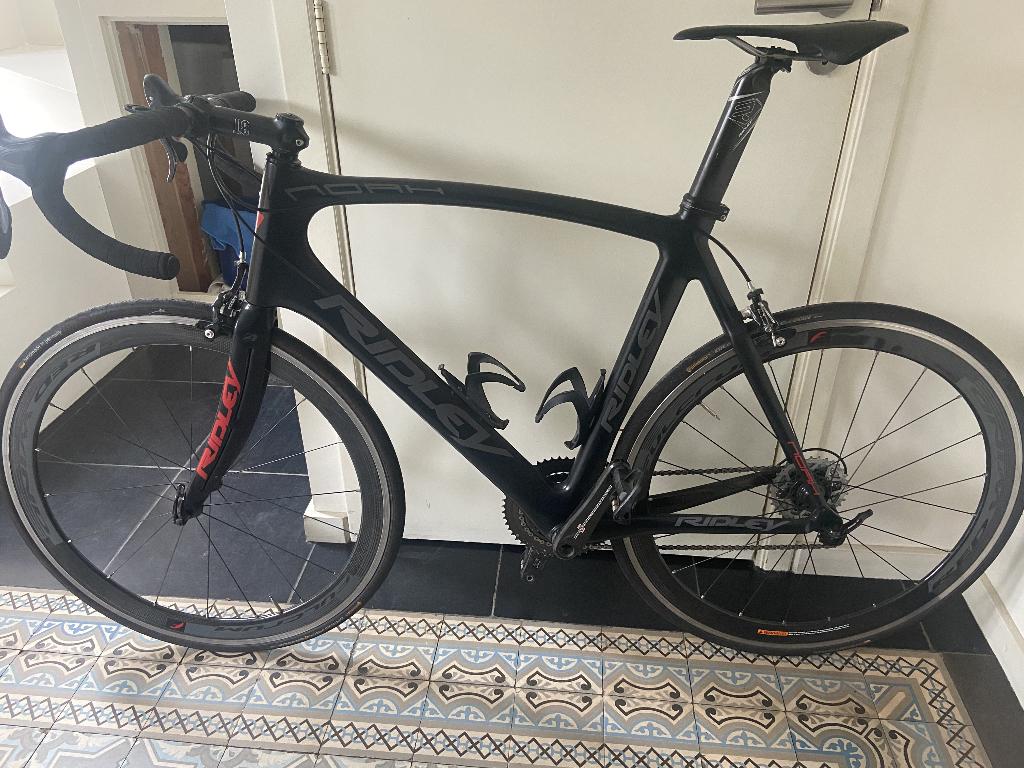 Koersfiets Ridley Noah L Campagnolo record Carbon, 28 inch, Gebruikt, Velgrem, 57 tot 61 cm