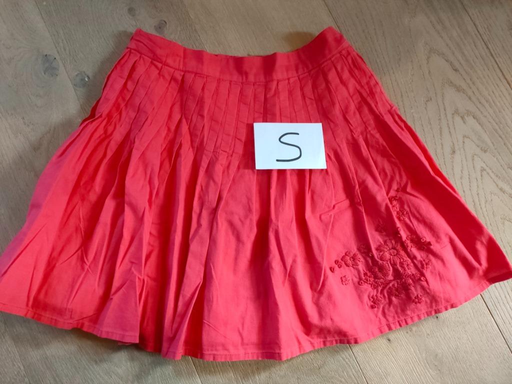 Terre bleue wijde rok rood maat S, Ophalen of Verzenden, Maat 36 (S), Gedragen, Boven de knie