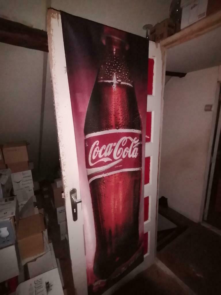 Coca Cola stoffen vaandels, Verzenden, Gebruikt
