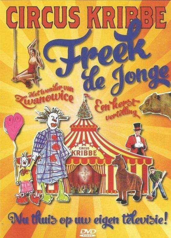 Freek de,jonge  dvd circus  kribbe, Alle leeftijden, Ophalen of Verzenden, Zo goed als nieuw, Muziek en Concerten