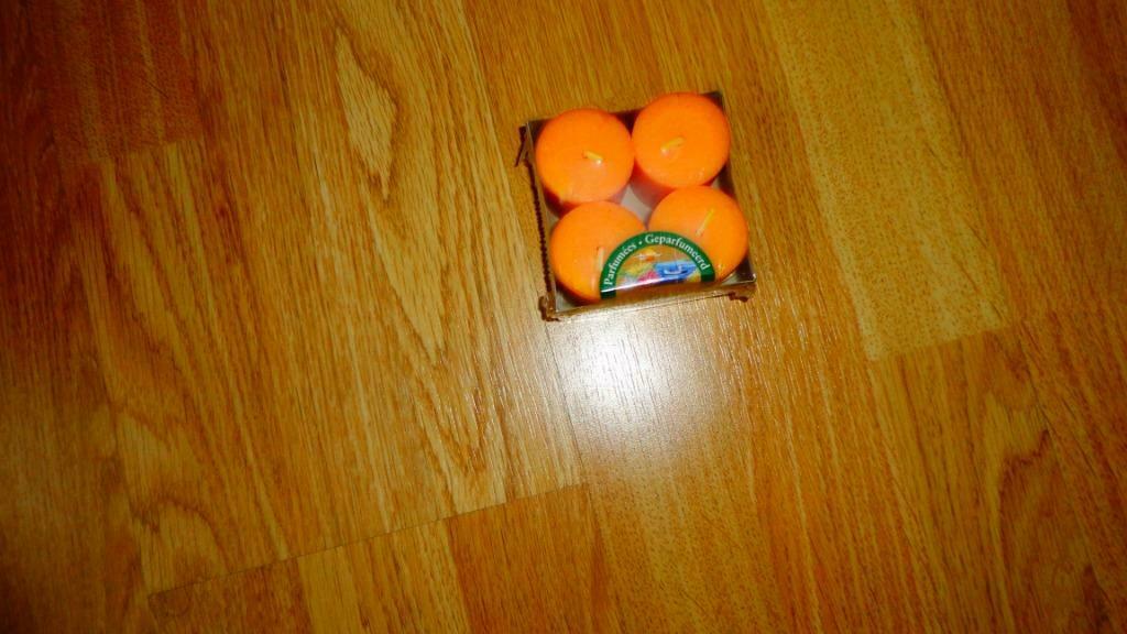 geurkaarsen (Delh.)-4 stuks-zalmkleur-3,5x4 cm-NIEUW, Huis en Inrichting, Woonaccessoires | Kandelaars en Kaarsen, Nieuw, Ophalen