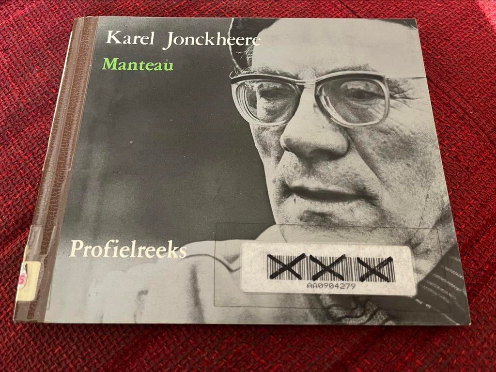 Boek literatuur Karel Jonckheere - Manteau 1976 Oostende, Boeken, Ophalen, Zo goed als nieuw