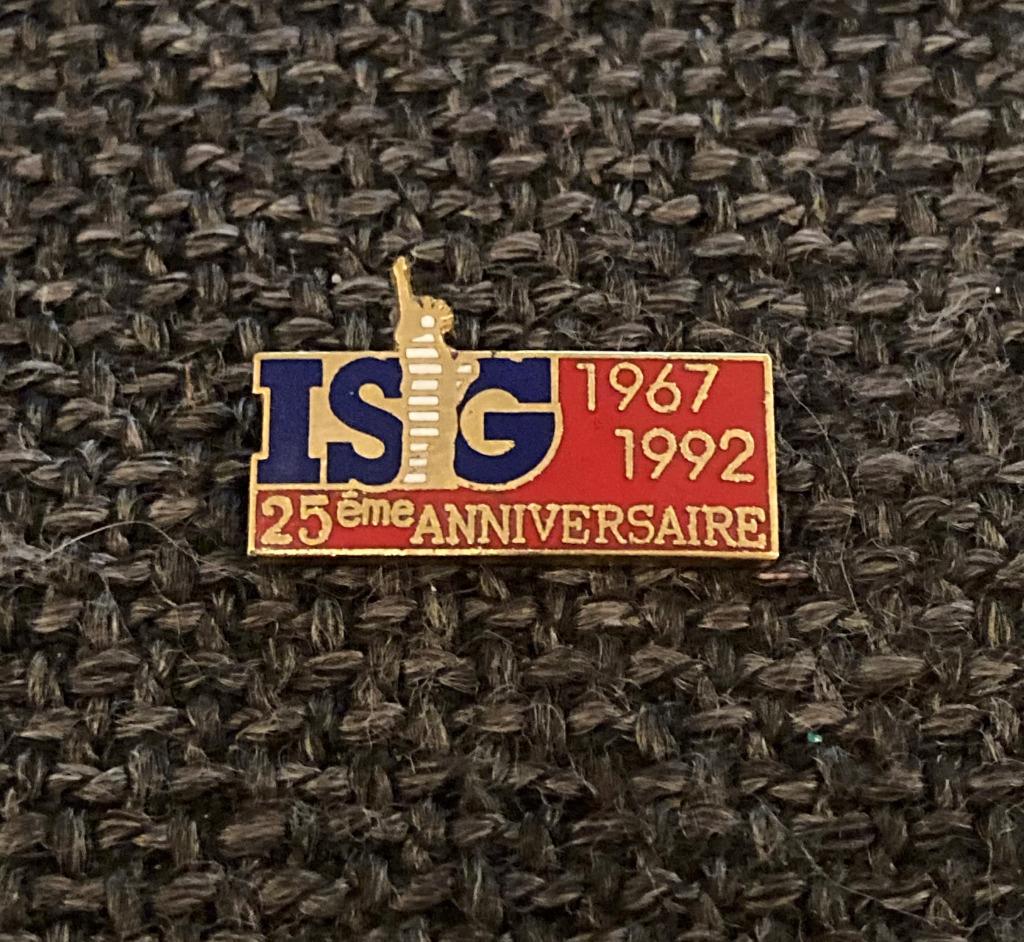 PIN - ISG - VRIJHEIDSBEELD - NEW YORK, Verzenden, Gebruikt, Overige onderwerpen, Speldje of Pin