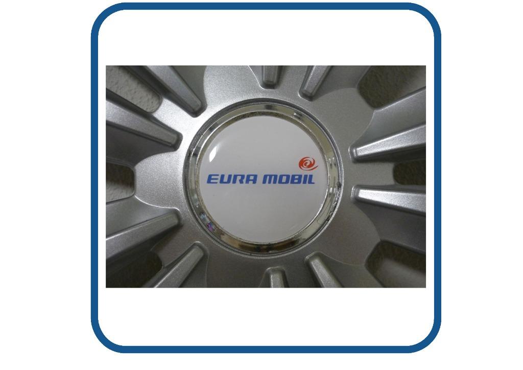 Eura mobil doming naafstickers caravan en camper 3D, Epoxy, Verzenden, Nieuw, Overige typen
