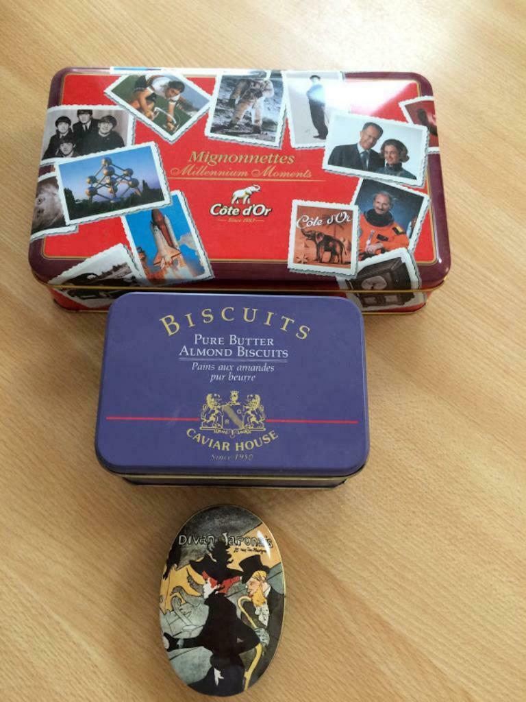 Blikken dozen (3), Ophalen of Verzenden, Gebruikt