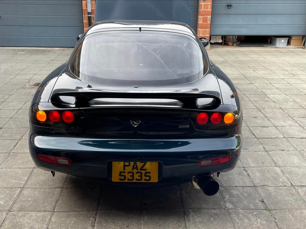 Originele mazda rx7 spoiler montego blue, Ophalen of Verzenden, Gebruikt, Mazda, Achterklep