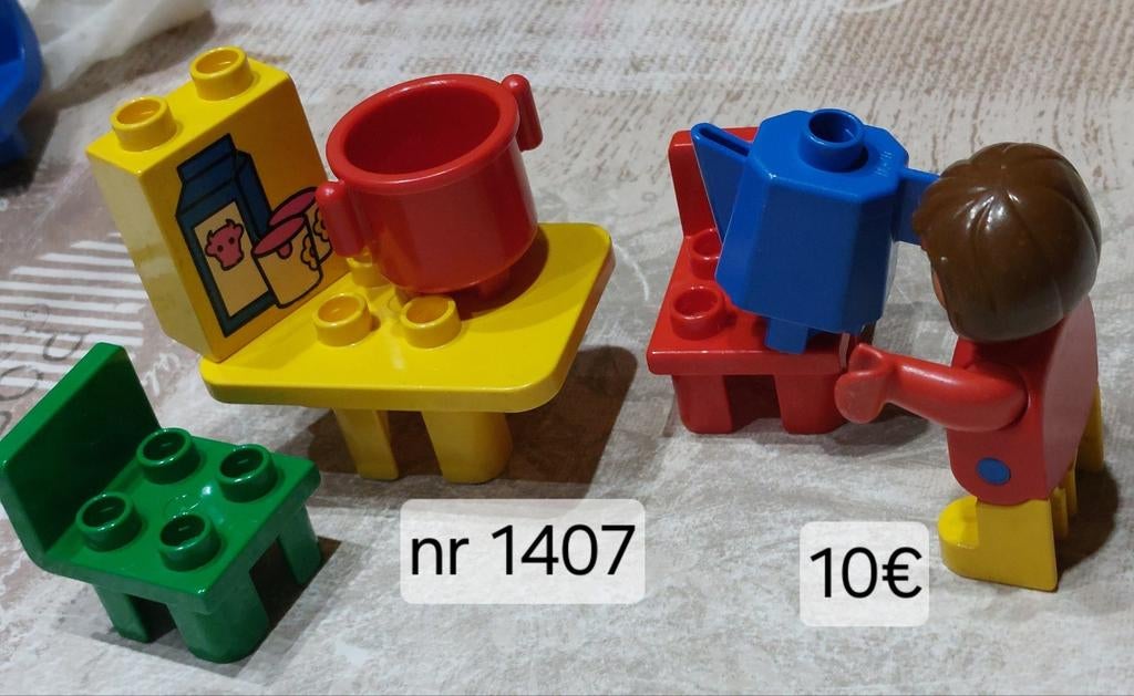 Lego duplo: koken met mama set nr 1407, Ophalen of Verzenden, Zo goed als nieuw, Duplo