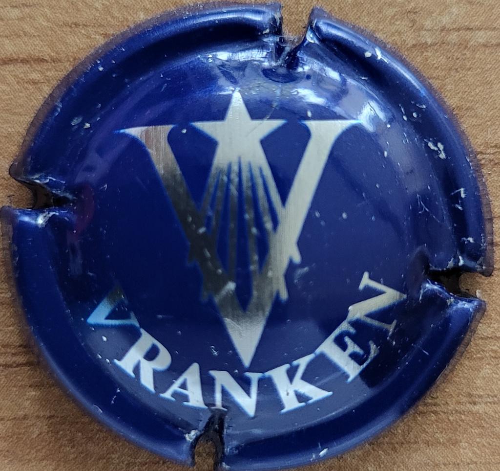 Capsule Champagne VRANKEN bleu & argent nr.18a, Ophalen of Verzenden, Gebruikt, Frankrijk, Champagne