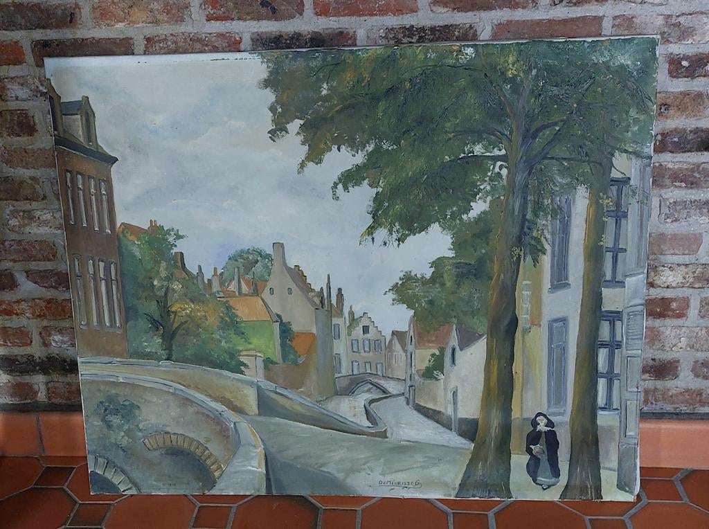 Schilderij Brugge, Ophalen