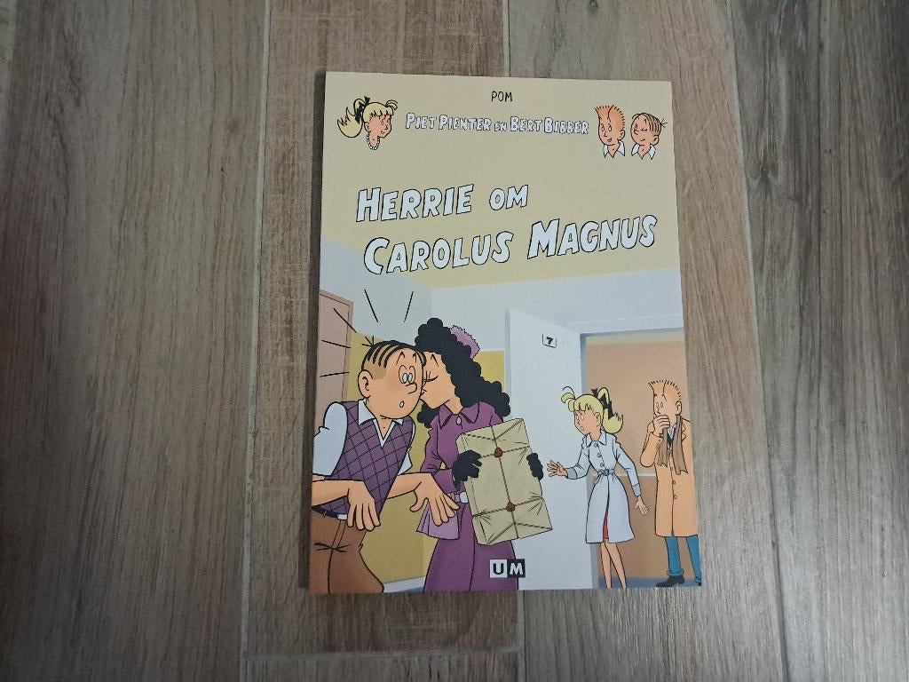 Piet Pienter en Bert Bibber " HERRIE OM CAROLUS MAGNUS ", Boeken, Eén stripboek, Nieuw, Ophalen of Verzenden, POM
