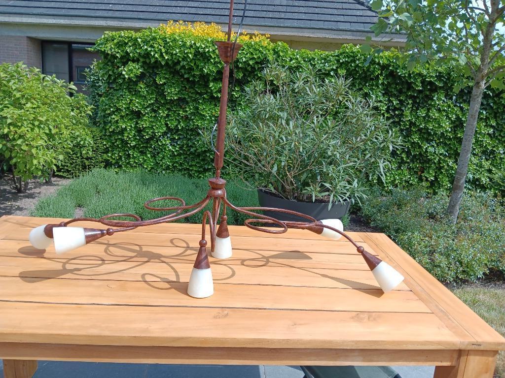 Luster, Ophalen, Zo goed als nieuw, Metaal, 50 tot 75 cm